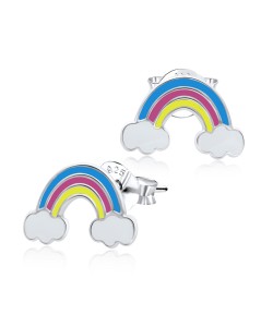 Colorful Rainbow Kid Stud Earring STE-665 